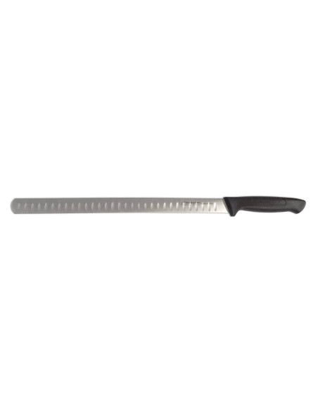 Couteau à jambon Bargoin Creative Chef lame alvéolée 28cm manche noir