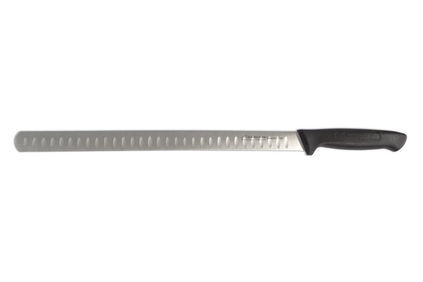 Bargoin Creative Chef skinkekniv 33 cm sort skaft med granton-knivblad