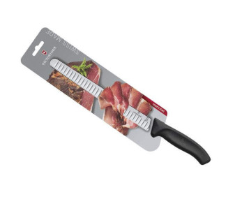 Victorinox SwissClassic skinkekniv 25 cm, svart med granton-eggblad 2