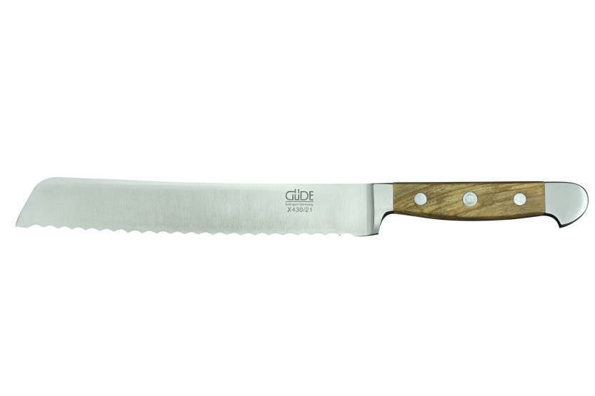 Güde Brødkniv 21 cm Alpha Olive smidd