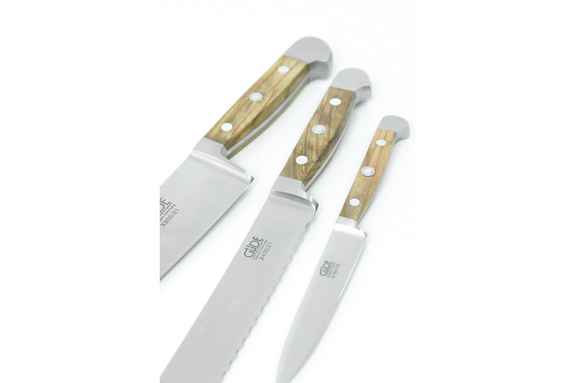 Güde Brödkniv 21cm Alpha Olive smidd
