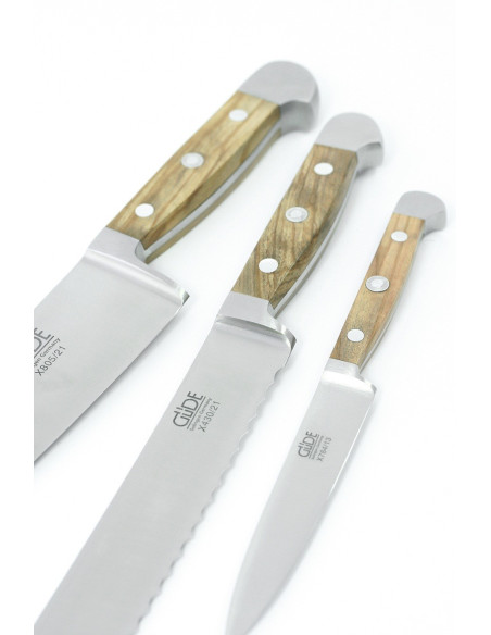 Güde Brödkniv 21cm Alpha Olive smidd