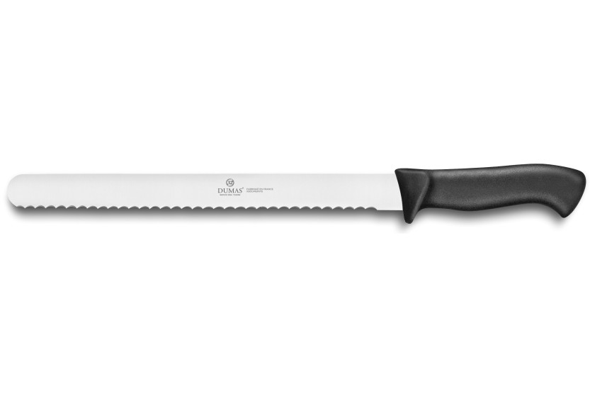 Faca de pão 30cm 32 Dumas Thermo Preto profissional