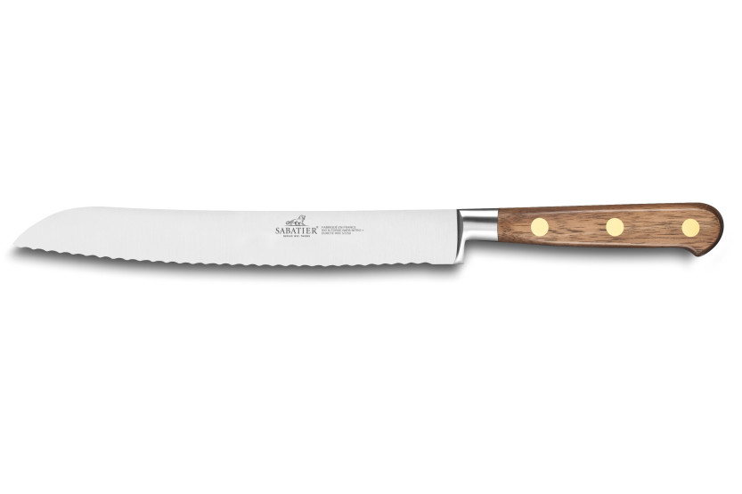 Sabatier Perigord taottu leipäveitsi 20cm hammastettu terä saksanpähkinä kahva