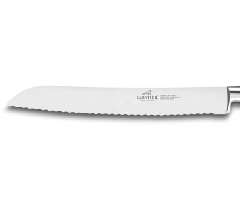 Coltello da pane Sabatier Perigord forgiato, lama seghettata da 20 cm, manico in noce 2