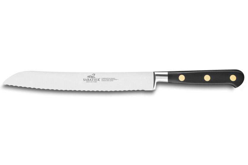 Faca de cozinha para pão Sabatier 20cm Aço inoxidável ideal forjado em latão