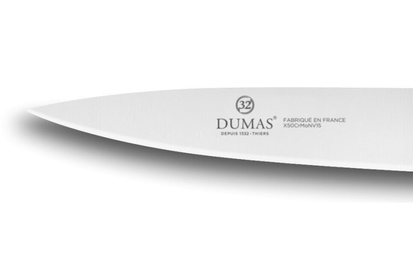 32 Dumas Affil rostfritt stål 13cm Stickkniv 3 nitar handtag