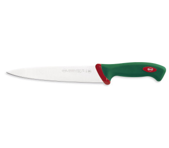 Faca de sangrar profissional SANELLI Premana, lâmina de 22 cm, cabo verde