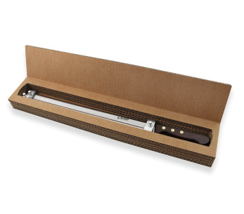 Cuchillo jamonero Au Nain de 40 cm con clip ajustable y mango de madera 2