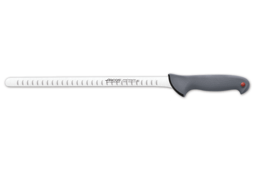 Arcos Colour Prof Coltello da Prosciutto professionale con fossette salmone 30 cm