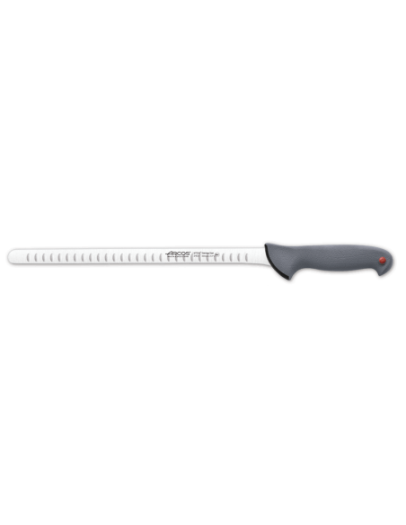 Couteau à saumon professionnel Arcos Colour Prof flexible alvéolé 30cm