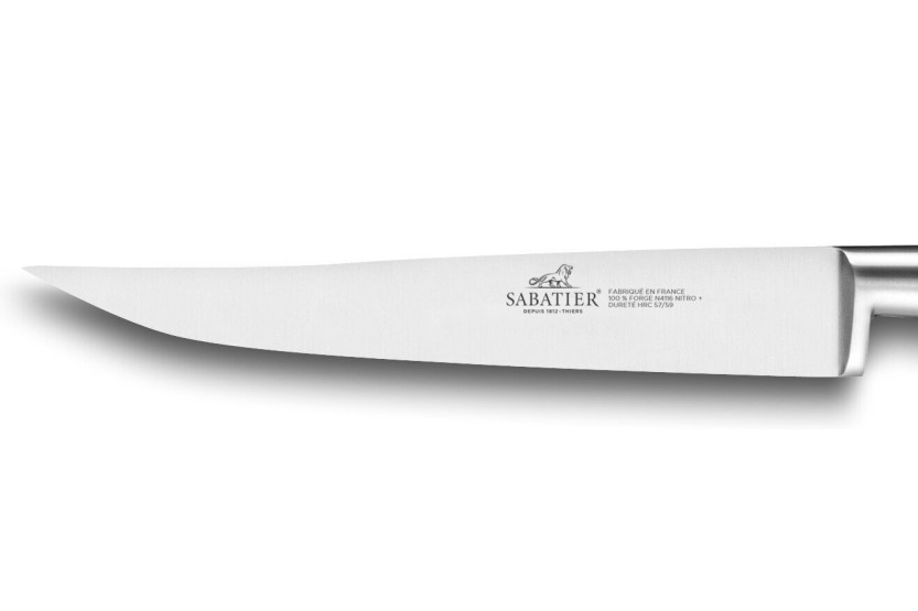 Faca para bifes Ideal 13cm lisa em aço inoxidável forjado em latão
