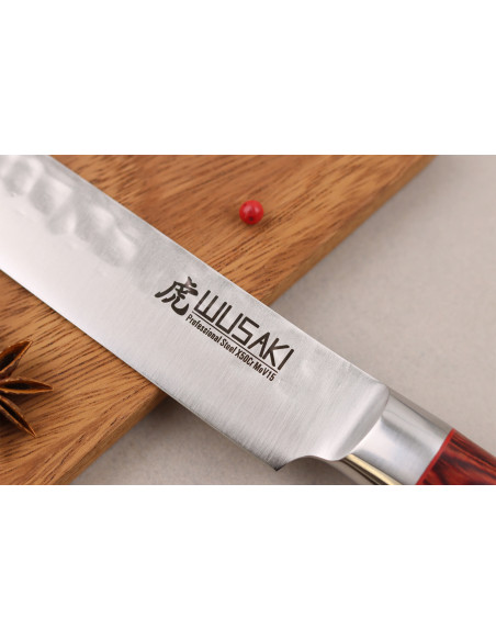 Cuchillo para trinchar Wusaki Pakka X50 20cm mango de pakkawood