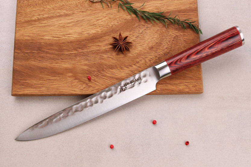 Wusaki Pakka X50 coltello da intaglio 20 cm manico in pakkawood