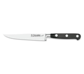 Stekkniv 12cm forgé 3 Claveles inox