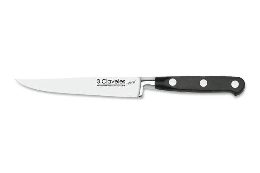 Steakmesser 12cm geschmiedet 3 Claveles Edelstahl