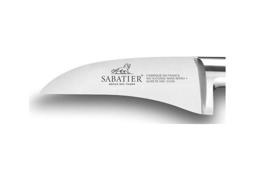 Faca de bico de pássaro Sabatier 6cm Aço inoxidável ideal latão forjado