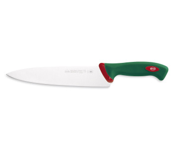 SANELLI Premana faca de açougueiro profissional 33cm lâmina cabo verde