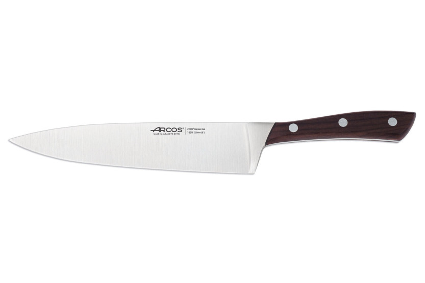 Arcos Natura taottu kokkiveitsi 20cm ruusupuu