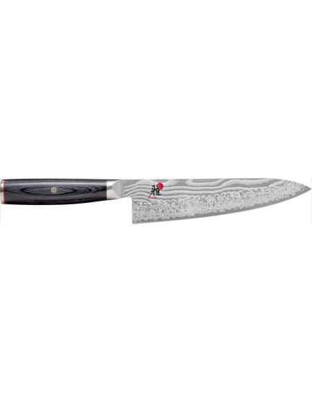 Miyabi 5000FCD Japans koksmes 20cm damascus lemmet 48 lagen pakkahout handvat