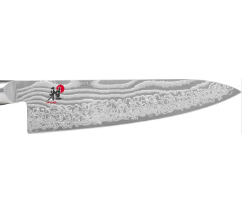 Miyabi 5000FCD japansk kokkekniv 20 cm damaskusblad 48 lag pakkawoodhåndtak 2