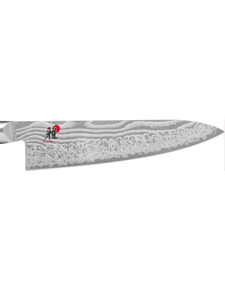 Miyabi 5000FCD Japans koksmes 20cm damascus lemmet 48 lagen pakkahout handvat