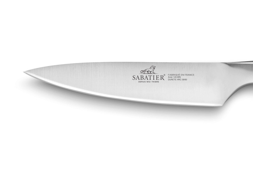 Kokkekniv Sabatier Fuso Nitro+ Sandvik-blad 15 cm helt i rustfritt stål
