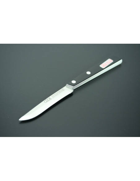 Tafelmesser GÜDE Universal 10cm Mikroverzahnung Griff schwarz/weiß