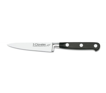 Couteau d'office 3 Claveles Forgé acier inox 10cm