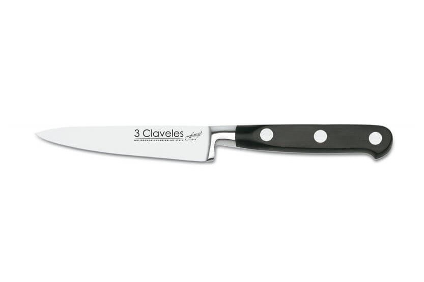 Cuchillo mondador  3 Claveles Acero inoxidable forjado 10cm