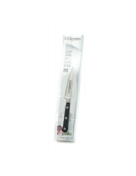 Cuchillo mondador  3 Claveles Acero inoxidable forjado 10cm