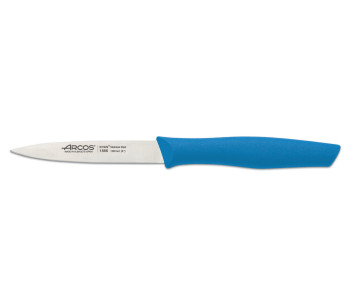 Faca para legumes Arcos Nova 10cm azul em aço Nitrum