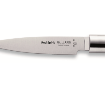 DICK Red Spirit Schilmes roestvrij staal 9cm rood handvat 2