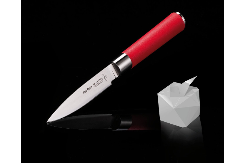 Couteau d'office DICK Red Spirit acier inoxydable 9cm manche rouge