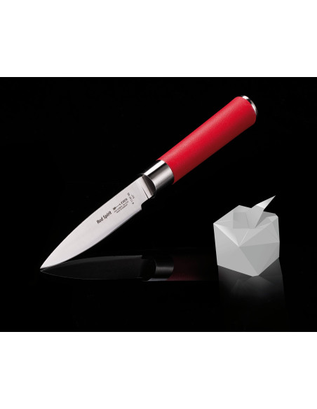 Cuchillo mondador  DICK Red Spirit acero inoxidable 9cm mango rojo
