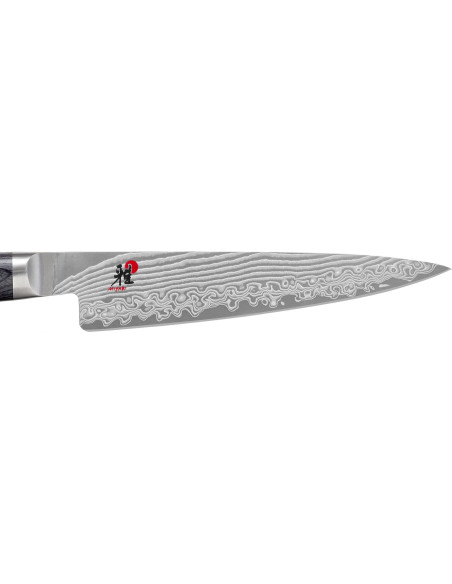 Faca para legumes japonesa longa Miyabi 5000FCD Lâmina de 11 cm em damasco Cabo em madeira de pakka de 48 camadas