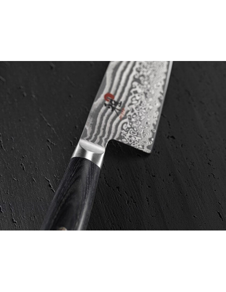 Faca para legumes japonesa longa Miyabi 5000FCD Lâmina de 11 cm em damasco Cabo em madeira de pakka de 48 camadas
