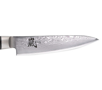 Yaxell RAN japansk skalkniv 12cm blad damaskus 69 lager 2