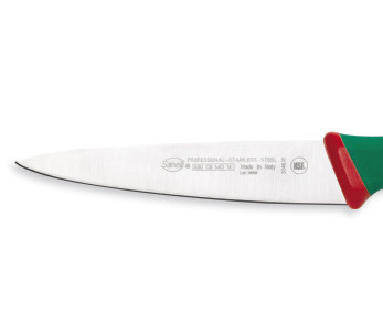 Couteau d'office professionnel SANELLI Premana lame semi-rigide 10cm manche vert 2