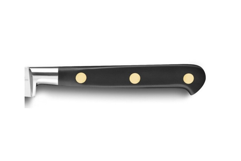 SABATIER Ideal Urtekniv i rustfrit stål 100 % smedede messingnitter lige ryg 9 cm