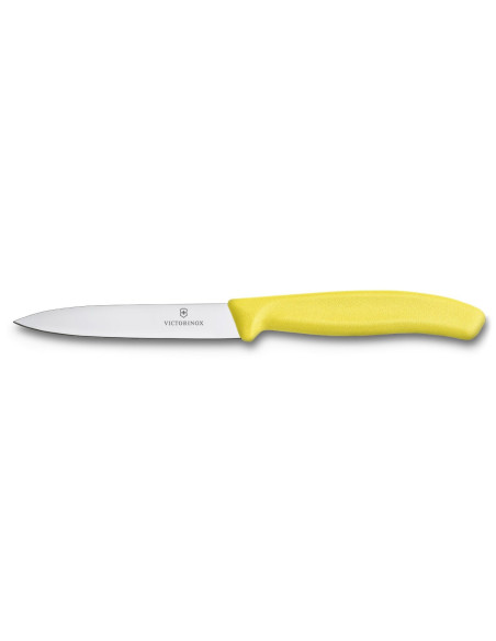Couteau d'office Victorinox SwissClassic jaune lame droite 10cm