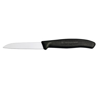 coltello spelucchino Victorinox SwissClassic nero con lama pieghevole da 8 cm