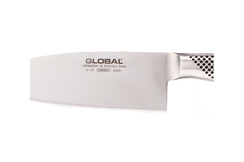 Couteau éminceur japonais Global 29 lame large 18cm