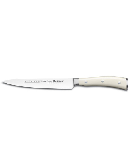 Wüsthof Classic Ikon hvid / Creme fileteringskniv - 16 cm fleksibelt blad