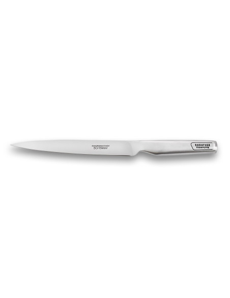 Couteau filet de sole flexible Sabatier Trompette design Tout Inox 18cm