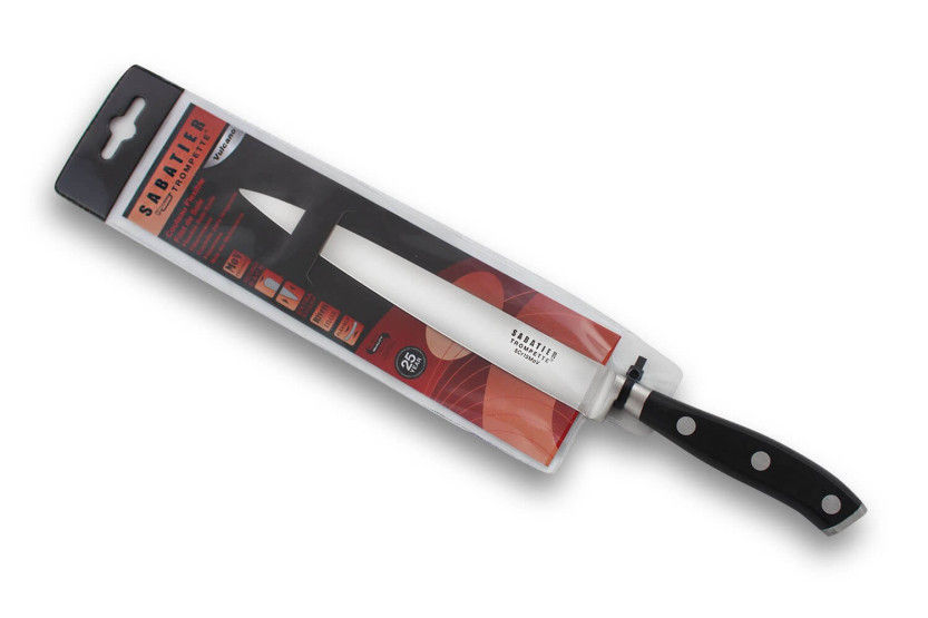 Couteau filet de sole flexible Sabatier Trompette Vulcano 18cm 3 rivets