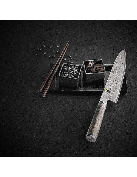 Shotoh Miyabi 5000MCD67 cuchillo japonés 13cm 132 capas damasco