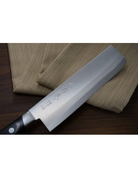 Couteau Nakiri japonais Japan Kanetsune 16,5cm acier Sandvik