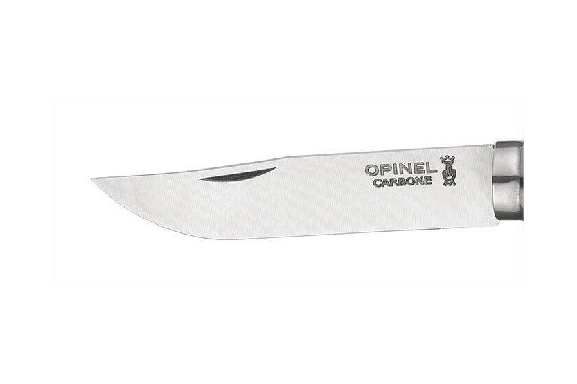 Opinel carbone n°07 com virola rotativa - Faca dobrável