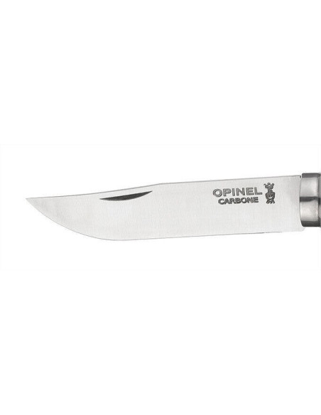 Opinel carbone n°07 con virola giratoria - Cuchillo plegable